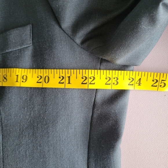 Charcoal 100% Wool Sport Men's Blazer Jacket Size 42R‎ - Picture 10 of 12